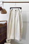 Aviva Jifei Xue cocoon wide-leg pants SS23-CWLP2-AWHT ancient white